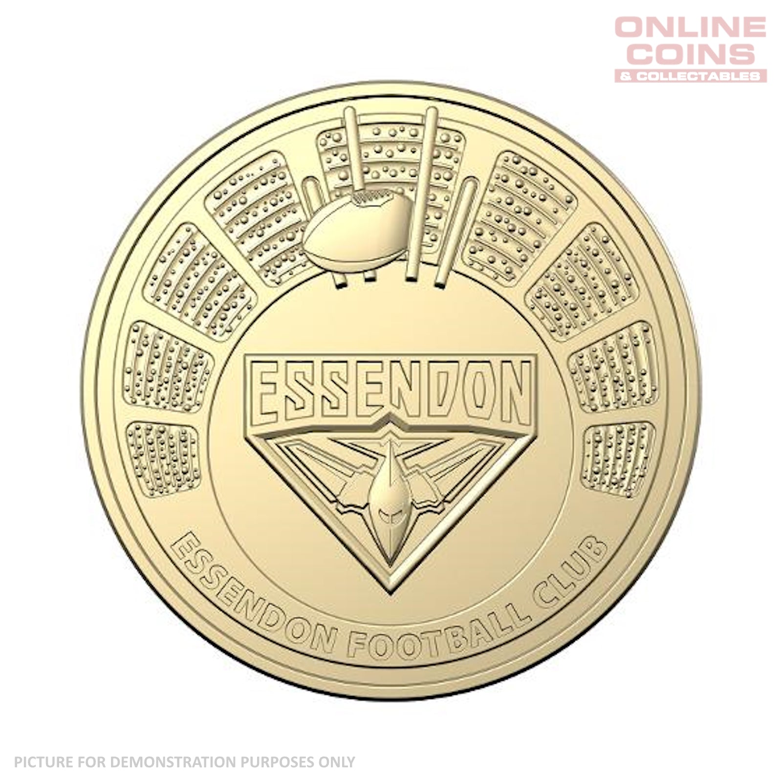 2024 AFL LOOSE $1 COIN - ESSENDON BOMBERS